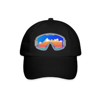 Lunettes de ski skieur Vintage Design Bright - Casquette classique - noir/noir - Devant