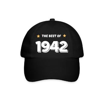 Das Beste von 1942 - Baseballkappe - Schwarz/Schwarz - Vorne