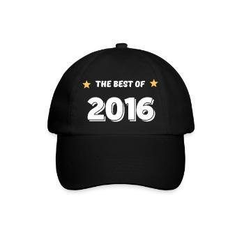 Das Beste aus 2016 - Baseballkappe - Schwarz/Schwarz - Vorne