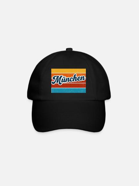 MÜNCHEN - MUNICH - Baseballkappe - Schwarz/Schwarz