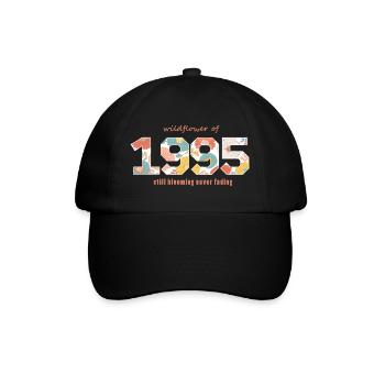 Floral 1995 - 30th anniversary - Baseball Cap - black/black - Front