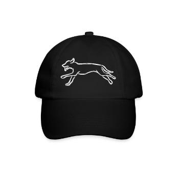 Chien - Casquette classique - noir/noir - Devant