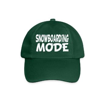 Snowboarding fashion - Baseball Cap - bottle green - Front