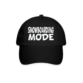Snowboarding fashion - Baseball Cap - black/black - Front