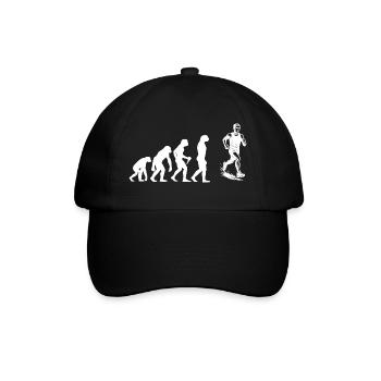 Running Graphics for Races - Baseball Cap - black/black - Front