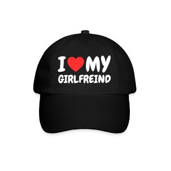 Amour pour ma copine - Casquette classique - noir/noir - Devant