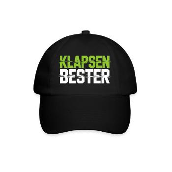 Slap Best Crazy Madhouse Office Saying - Baseball Cap - black/black - Front