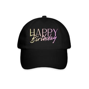 Bon anniversaire - Casquette classique - noir/noir - Devant