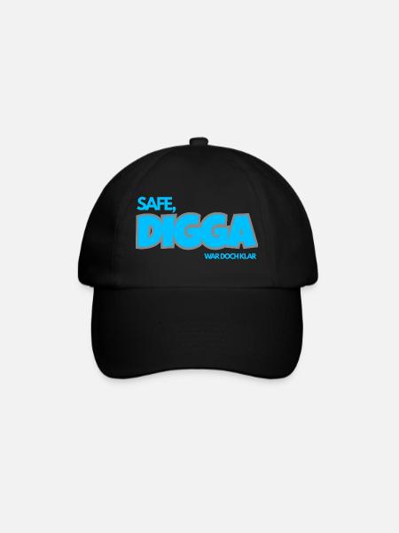 SAFE. DIGGA, IT WAS CLEAR. - Baseball Cap - black/black