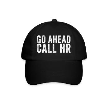 Allez-y, appelez le service RH ! Sarkas - Casquette classique - noir/noir - Devant