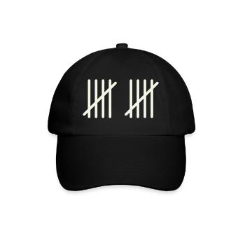 10 strokes - Baseball Cap - black/black - Front