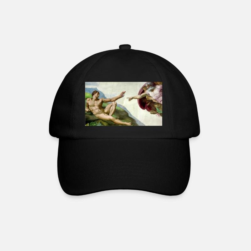 Modern Michelangelo - Baseballkappe - Schwarz/Schwarz