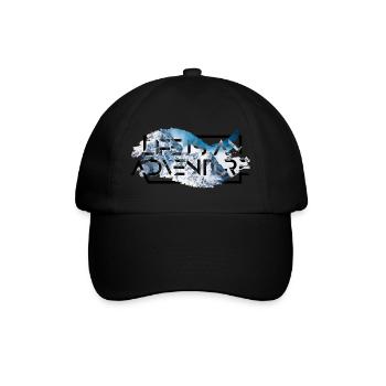 Life is an adventure! - Baseball Cap - black/black - Front