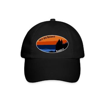 Côte des Basques Biarritz - Baseball Cap - black/black - Front