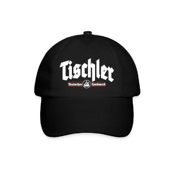 Tischler Deutsches Handwerk - Baseballkappe - Schwarz/Schwarz - Vorne
