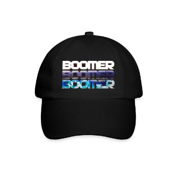 TRIPLE BOOMER - Baseballkappe - Schwarz/Schwarz - Vorne