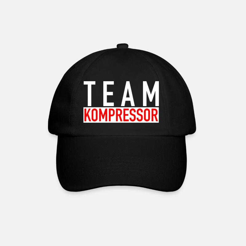Team Kompressor - Casquette classique - noir/noir