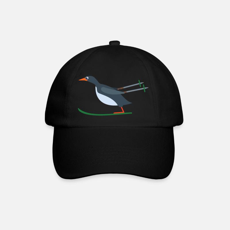 Pingouin Ski - Casquette classique - noir/noir