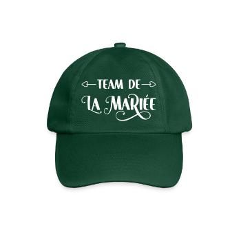 Team de la mariée - Casquette classique - vert bouteille - Devant