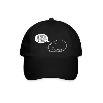 Ich habe meine Geduld testen lassen bin negativ - Baseballkappe - Schwarz/Schwarz - Vorne