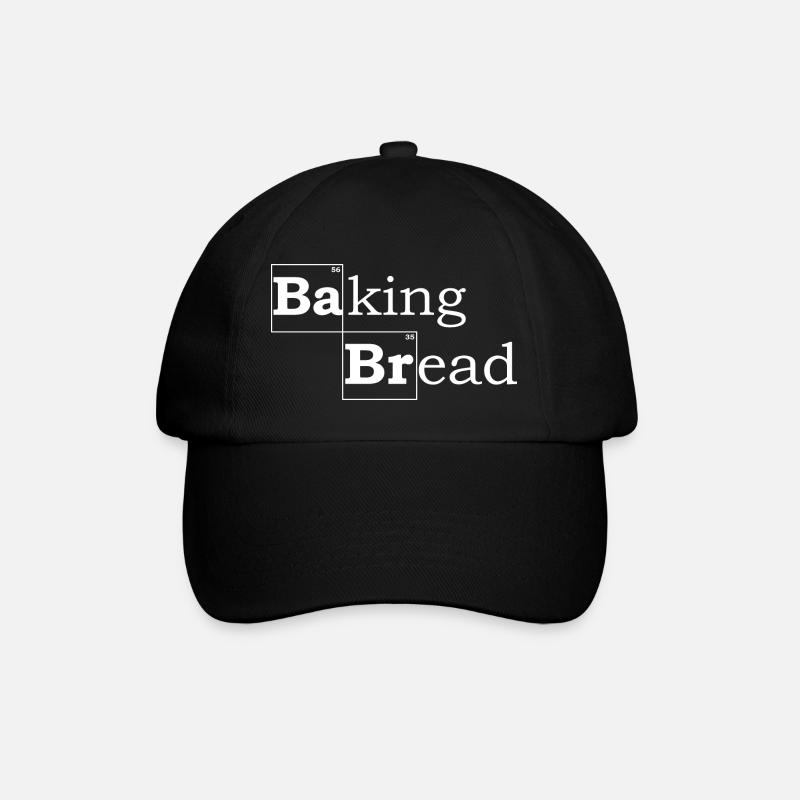Baking Bread - Baseballkappe - Schwarz/Schwarz