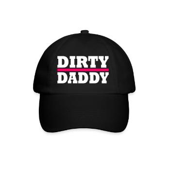 Dirty daddy - Baseballkappe - Schwarz/Schwarz - Vorne