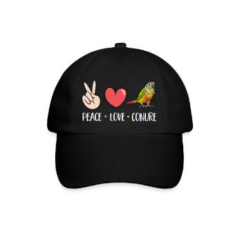 Molinasittich Perroquet Oiseau Perruche du Soleil - Casquette classique - noir/noir - Devant