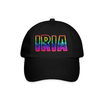 iria rs rainbow - Baseball Cap - black/black - Front