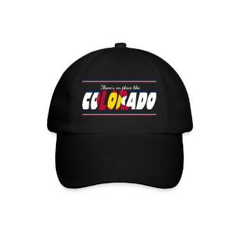 Colorado: No place like Colorado - Baseball Cap - black/black - Front