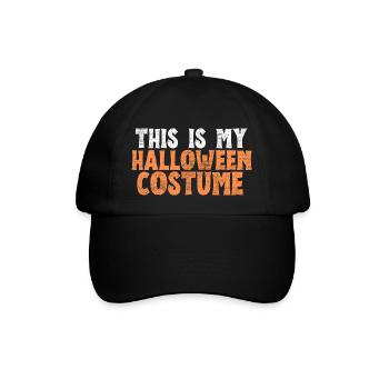 Ceci est mon costume d’Halloween t-shirt costume costume - Casquette classique - noir/noir - Devant