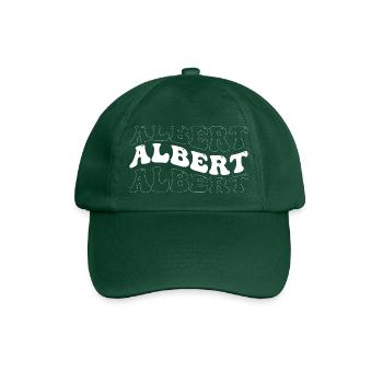 Funny Albert Groovy 4 Männer Damen Cool Albert Tie - Baseballkappe - Flaschengrün - Vorne