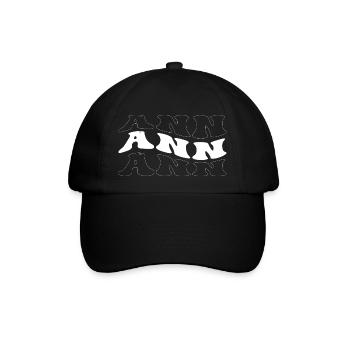 Drôle Ann Groovy 4 Hommes Femmes Cool Ann Tie Dye - Casquette classique - noir/noir - Devant