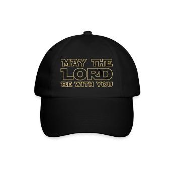 May The Lord Be With You - Baseball Cap - black/black - Front