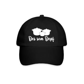 Lustiger Spruch Witzig Humor Geschenkidee - Baseballkappe - Schwarz/Schwarz - Vorne