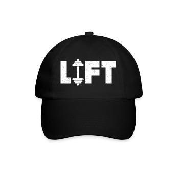 Lift Deadlifting Weightlifting Weightlift Weight - Baseball Cap - black/black - Front