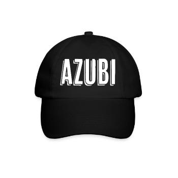 Azubi Tshirt Geschenkidee 23 - Baseballkappe - Schwarz/Schwarz - Vorne