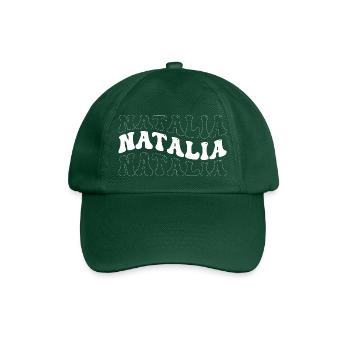 Drôle Natalia Groovy 4 Hommes Femmes Cool Natalia Cravate - Casquette classique - vert bouteille - Devant