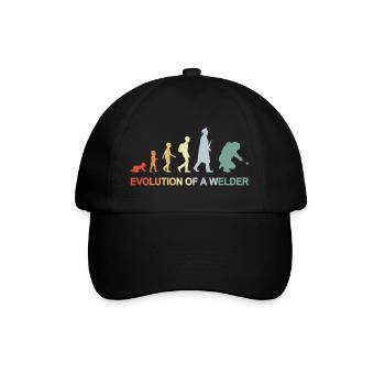 Vintage Welding Evolution - Baseball Cap - black/black - Front