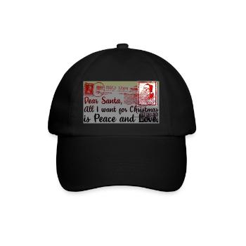 Noël Noël père Noël nicolas coquine - Casquette classique - noir/noir - Devant