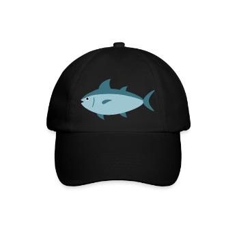 Tuna Fish - Baseball Cap - black/black - Front