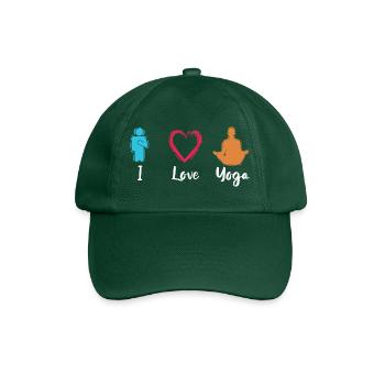 J’adore le yoga - Casquette classique - vert bouteille - Devant