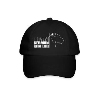 TEAM Chasse Allemande Terrier Chiens Chien Wilsigns - Casquette classique - noir/noir - Devant