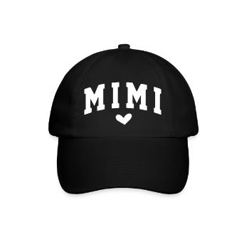 Mimi - Baseballkappe - Schwarz/Schwarz - Vorne