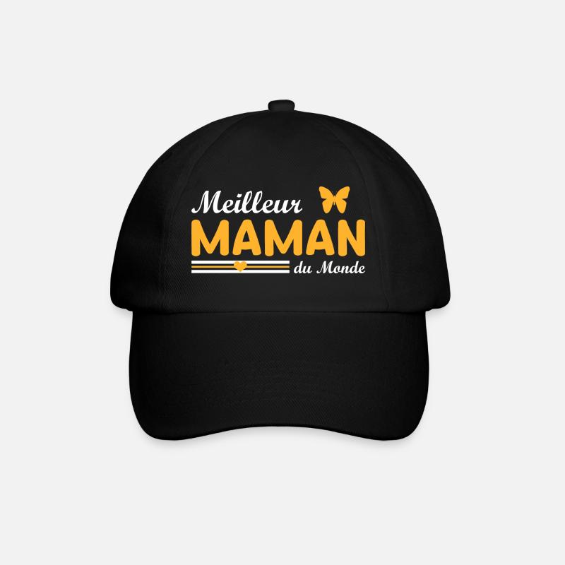 Meilleur Maman Du Monde - Casquette classique - noir/noir