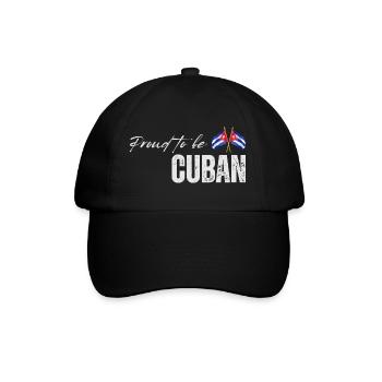 Fierté cubaine, j'aime Cuba - Casquette classique - noir/noir - Devant