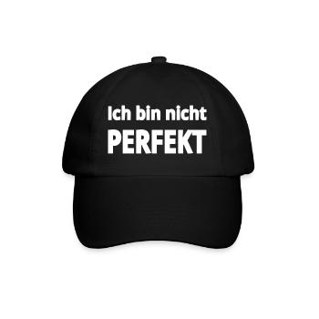 perfect - Baseball Cap - black/black - Front