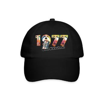 1977 Vintage Retro – Cassette – Cool Olds - Baseball Cap - black/black - Front