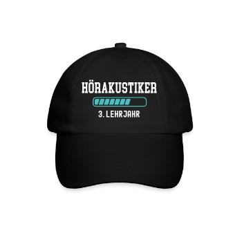 Hearing aid acoustician training 3 year apprenticeship 3rd year apprenticeship - Baseball Cap - black/black - Front