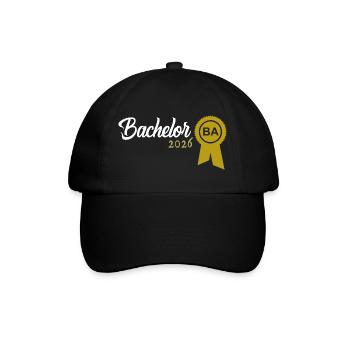 Bachelor 2026 Graduation Graduation - Baseball Cap - black/black - Front