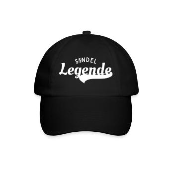Sondeln_Legende_T shirt_Design - Casquette classique - noir/noir - Devant